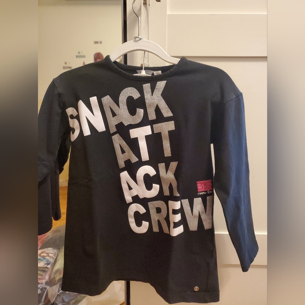 Black Graphic Men's Sweater